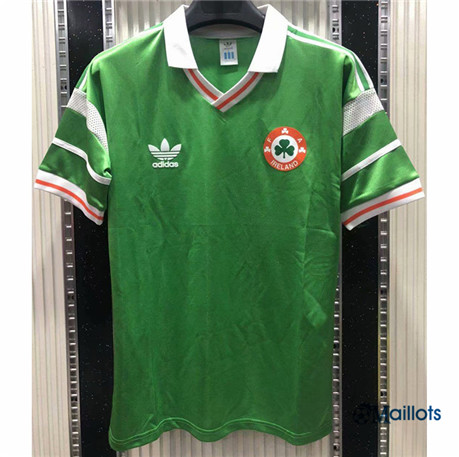 Grossiste Maillot football Vintage Irlande Domicile 1988-90