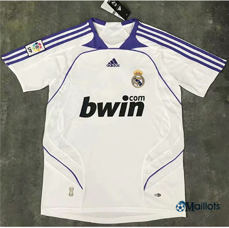 Grossiste Maillot Foot Rétro Real Madrid Domicile 2007-08