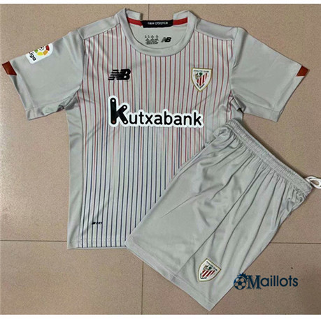 omaillots Grossiste Maillot foot Athletic Bilbao Enfant Exterieur 2020 2021