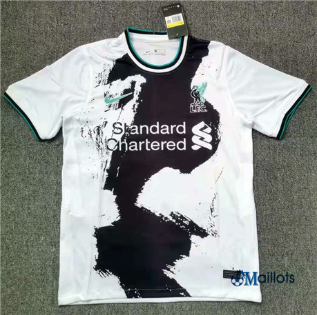 omaillots Grossiste Maillot foot Liverpool Blanc training 2020 2021