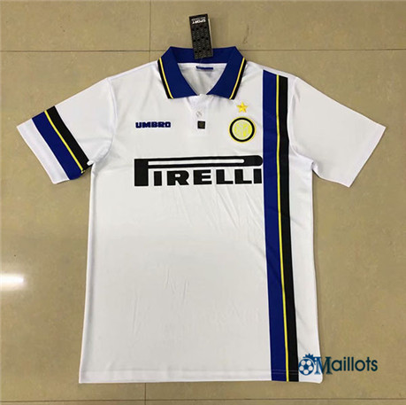 omaillots Maillot de Football Rétro Inter Milan Exterieur 1997-98