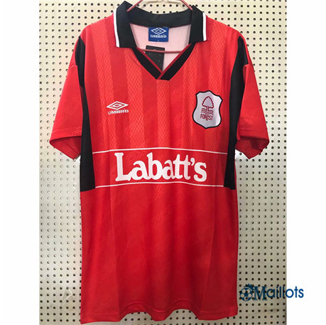 omaillots Maillot foot Rétro Nottingham Forest Domicile 1994-95