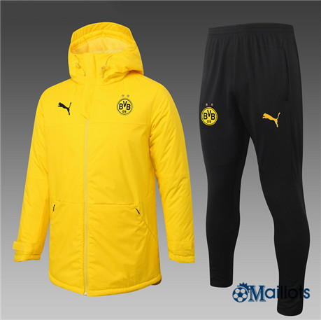 omaillots Survetement Doudoune Borussia Dortmund Foot Homme Jaune 2020 2021