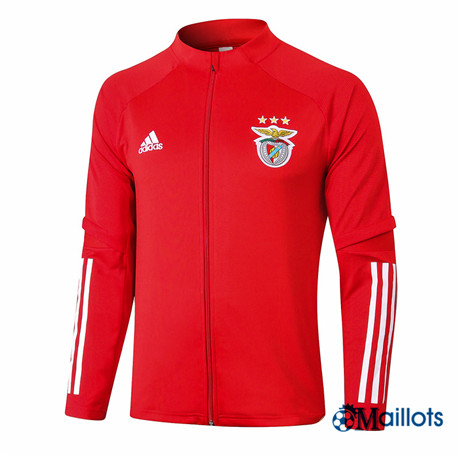 omaillots Veste Training Benfica Rouge 2020 2021