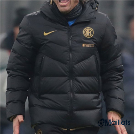 omaillots Veste Doudoune - Training Inter Milan Noir 2020 2021
