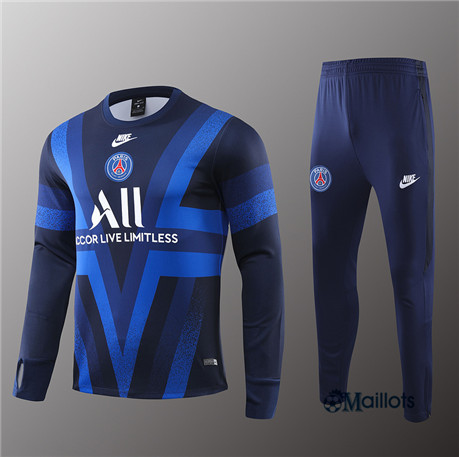 Survetement foot PSG Bleu Marine 2019 2020
