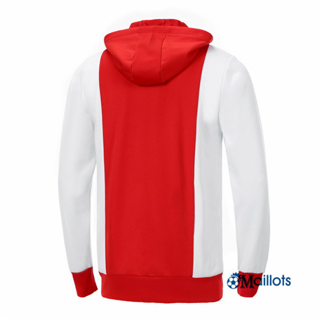 Grossiste Veste Training - Sweat à Capuche Bayern Munich Rouge/Blanc 2019 2020