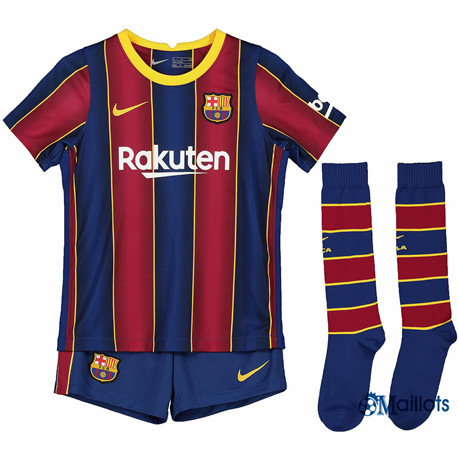 Maillot foot FC Barcelone Ensemble Foot Enfant Domicile 2020 2021