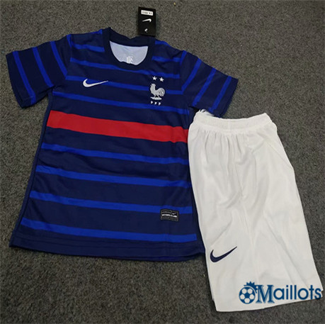 Maillot foot France Ensemble Foot Enfant Domicile 2020 2021
