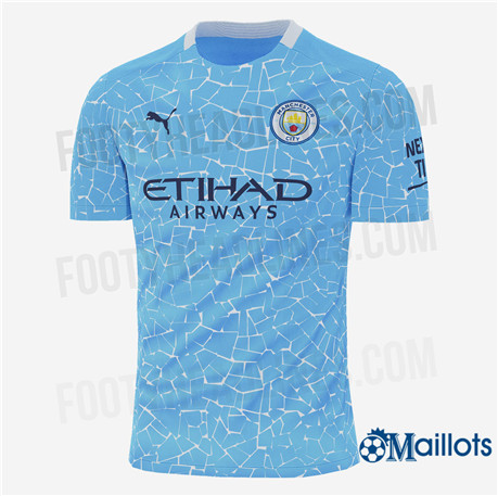 Grossiste Maillot foot Manchester City Domicile 2020 2021