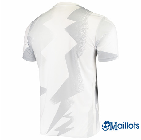 Grossiste Maillot foot PSG Pre-Match Blanc 2020 2021