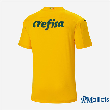 Grossiste Maillot foot Palmeiras Domicile Goalkeeper Jaune 2020 2021