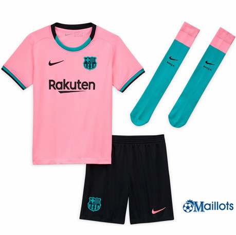 Maillot football FC Barcelone Enfant Rose 2020 2021