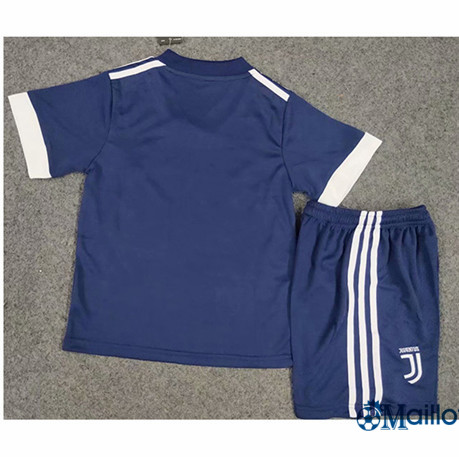 Grossiste Maillot foot Juventus Enfant Bleu 2020 2021