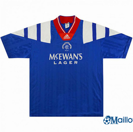 Maillot football Rétro Retro1992-94 Rangers Domicile