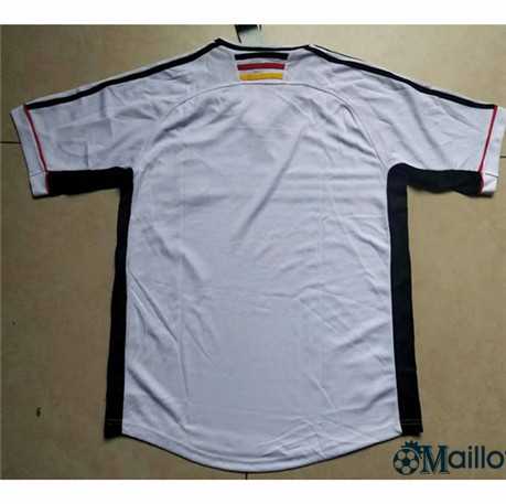 Grossiste Maillot football Rétro 1998 Allemagne Blanc