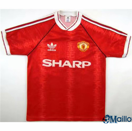 Maillot foot Classic 1990-92 Manchester United Domicile