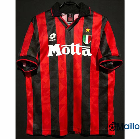 Maillot foot Classic 1993-94 Milan AC Domicile