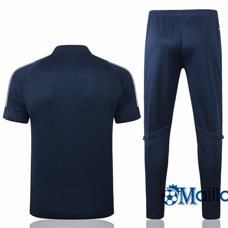 Grossiste Maillot Entraînement Cruzeiro Polo et pantalon Ensemble Training Bleu Marine 2020 2021