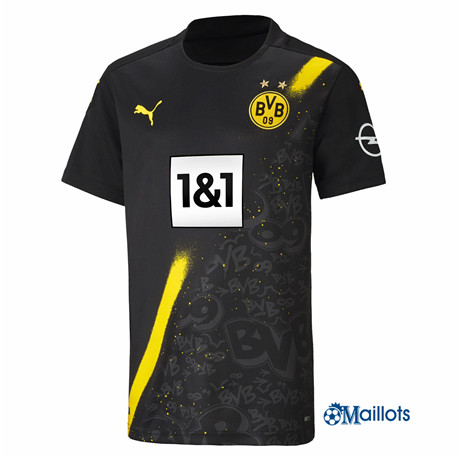 Omaillots Maillot foot Borussia Dortmund Exterieur Noir 2020 2021