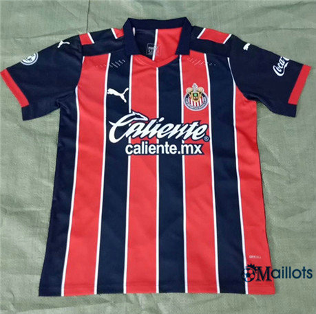 Maillot football Chivas Exterieur Rouge/Noir 2020 2021