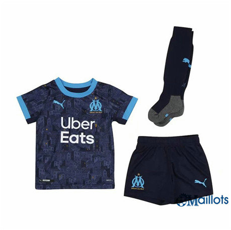 Maillot football Marseille Enfant Exterieur 2020 2021