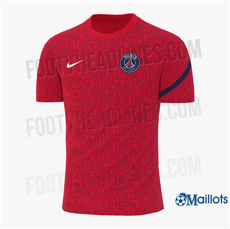 Maillot football PSG Exterieur Pre-Match Rouge 2020 2021