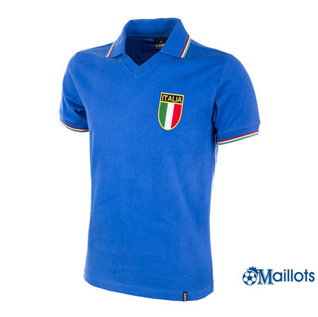 Maillot Rétro foot Italie Bleu 1982