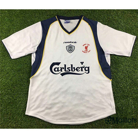 Maillot Rétro foot Liverpool Exterieur 2001