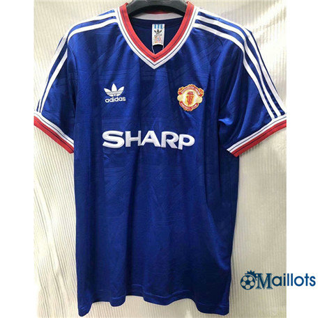 Maillot Rétro football Manchester United Third 1986