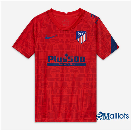 Maillot foot Atletico Madrid Pre Match Rouge 2020 2021