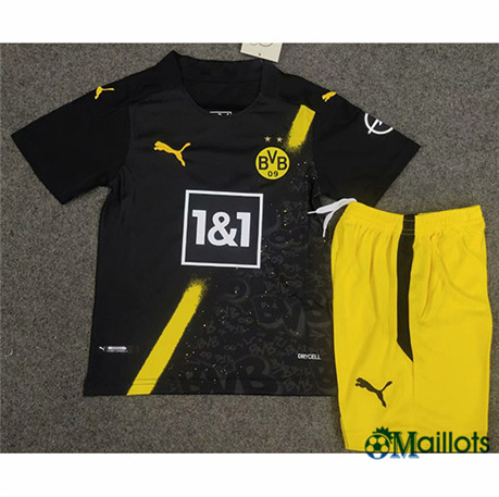 Ensemble Maillot football Borussia Dortmund Enfant Exterieur 2020 2021