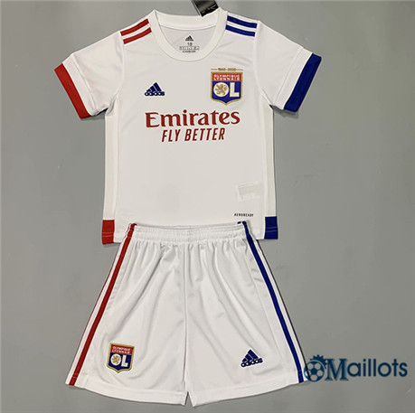 Ensemble Maillot foot Lyon Enfant Domicile 2020 2021