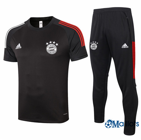 Maillot Entraînement Bayern Munich Training et pantalon Ensemble Noir 2020 2021