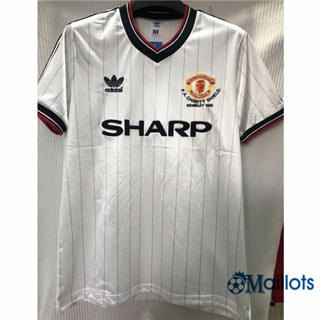 Maillot football Manchester United Blanc 1983