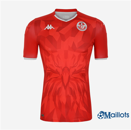 Maillot foot Tunisie Exterieur Rouge 2020 2021