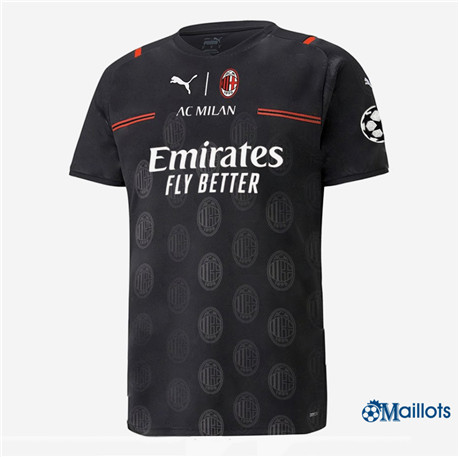 Grossiste Maillot Foot AC Milan Concept Noir 2021-2022