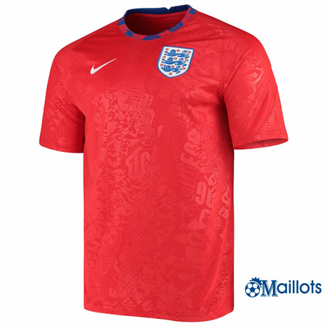 Grossiste Maillot Foot Angleterre training Rouge 2021-2022