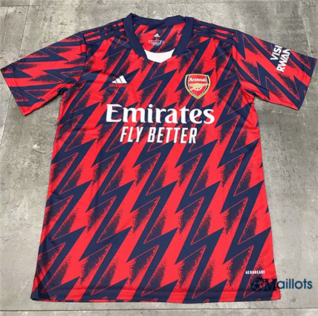 Grossiste Maillot Foot Arsenal training Rouge 2021-2022