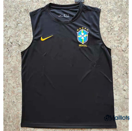 Grossiste Maillot Foot Brésil vest Noir 2021-2022