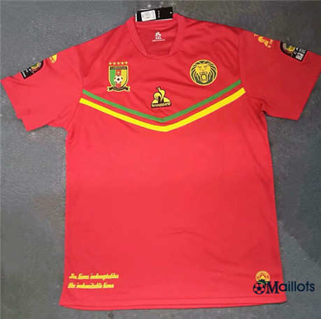 Grossiste Maillot Foot Cameroun Rouge 2021-2022
