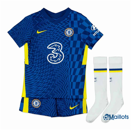 Grossiste Maillot Foot Chelsea Enfant Domicile 2021-2022