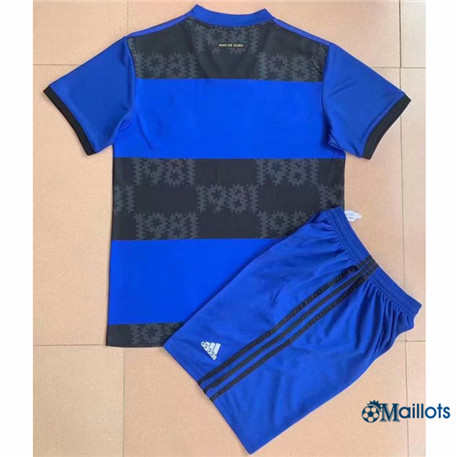Grossiste Maillot Foot Flamengo Enfant Bleu 2021-2022