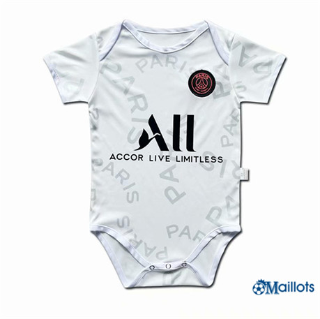 Grossiste Maillot Foot PSG baby Blanc 2021-2022