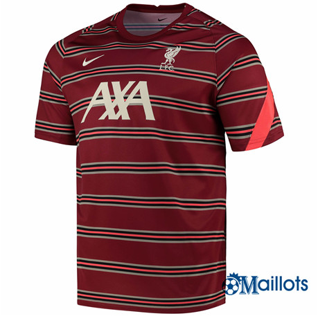 Grossiste Maillot Foot Liverpool pre-match training 2021-2022