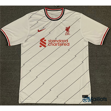 Grossiste Maillot Foot Liverpool Blanc 2021-2022