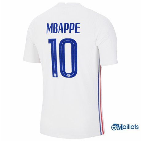 Grossiste Maillot Foot France Exterieur Mbappe 10 Euro 2020