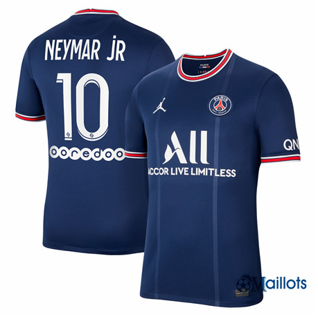 Grossiste Maillot Foot PSG Domicile Neymar Jr 10 2021-2022