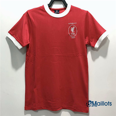 Grossiste Maillot sport Vintage Liverpool Rouge 1965