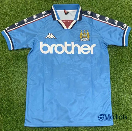 Grossiste Maillot sport Rétro Manchester City Domicile 1998-99